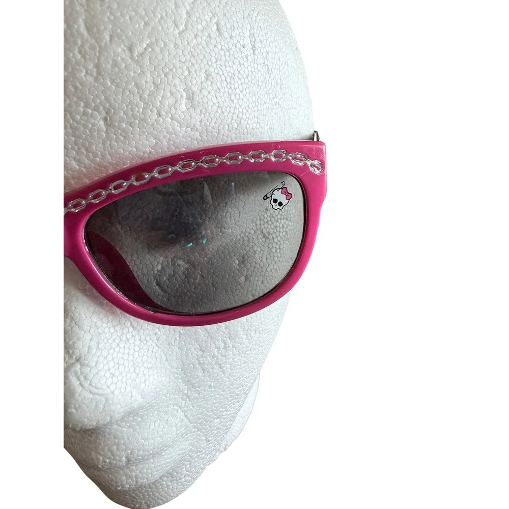 2015 Monster High Sunglasses Pink Skullette Goth Emo Scene Kidcore Y2K Mattel